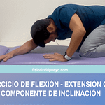 ejercicio de flexión - extensión con componente de inclinació